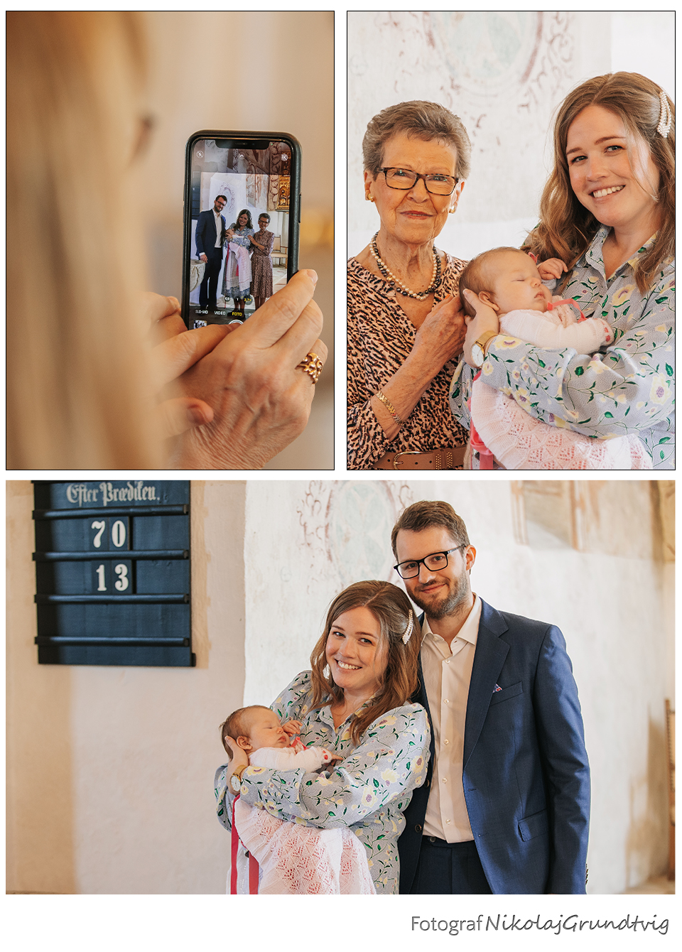 Barnedåbsfotografering på fyn